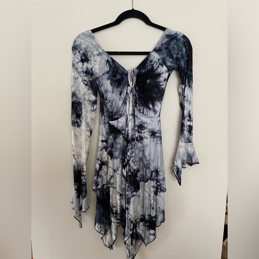 Current Mood by Dolls Kill tie dye fairy dress